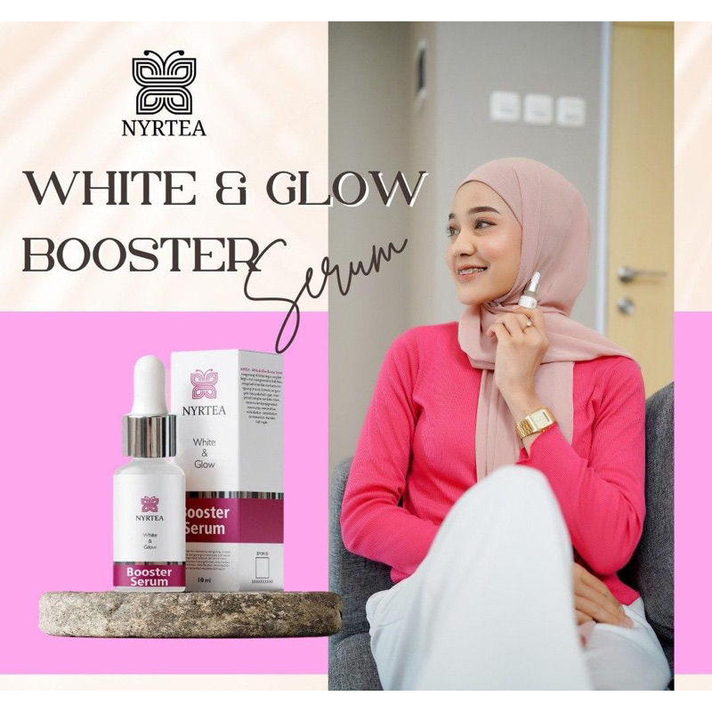 PAKET JOIN NYRTEA - 1 BOX WHITE & BOOSTER SERUM [PLUS PIN] isi 4 botol 10gr (Tidak untuk ibu hamil &