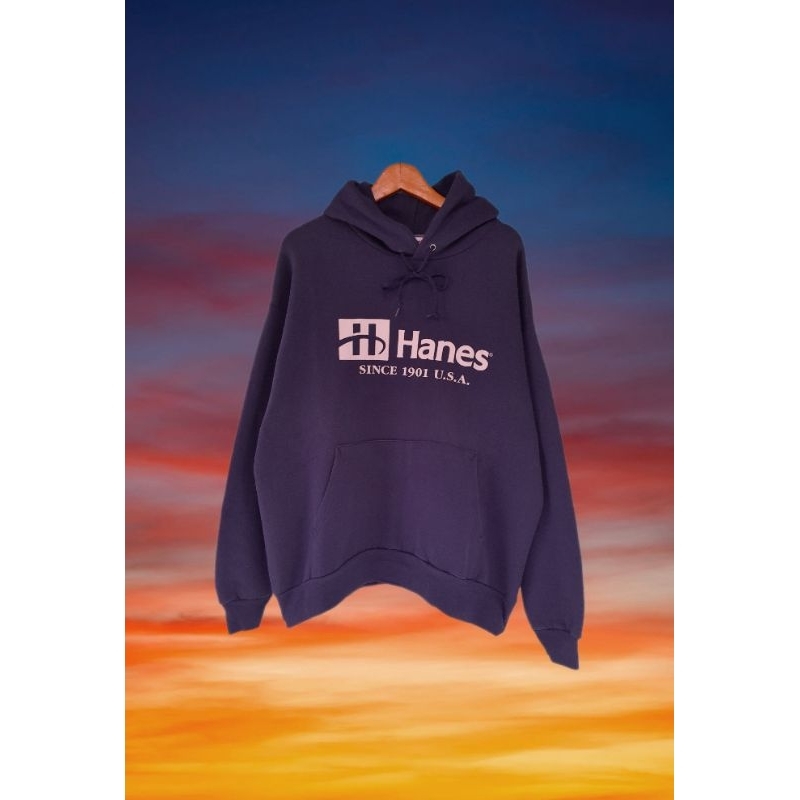 hoodie hanes vintage 90s