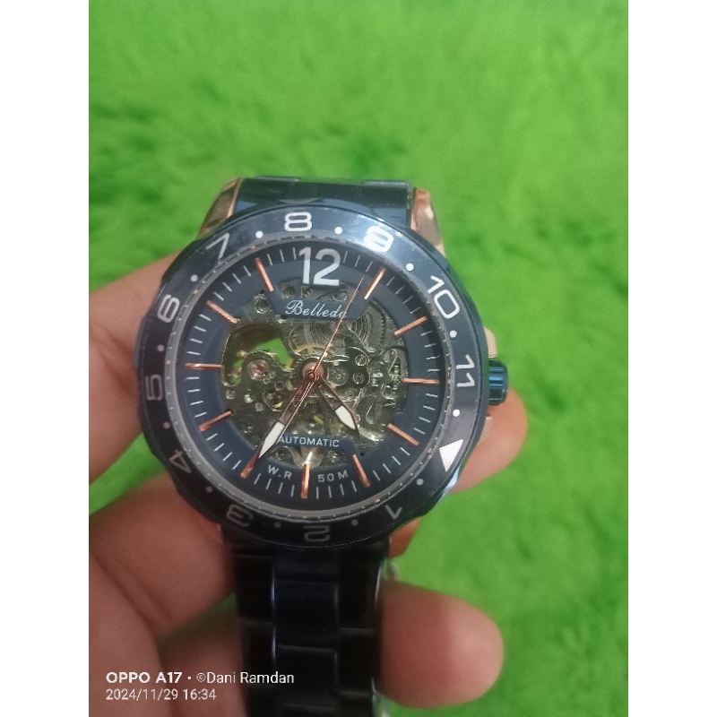 JAM TANGAN BARU MERK BELLEDA OTOMATIS