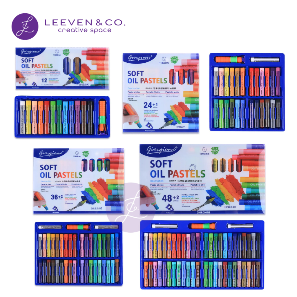 

GIORGIONE SOFT OIL PASTEL SET G-SOP 12 / 24 / 36 / 48 COLORS
