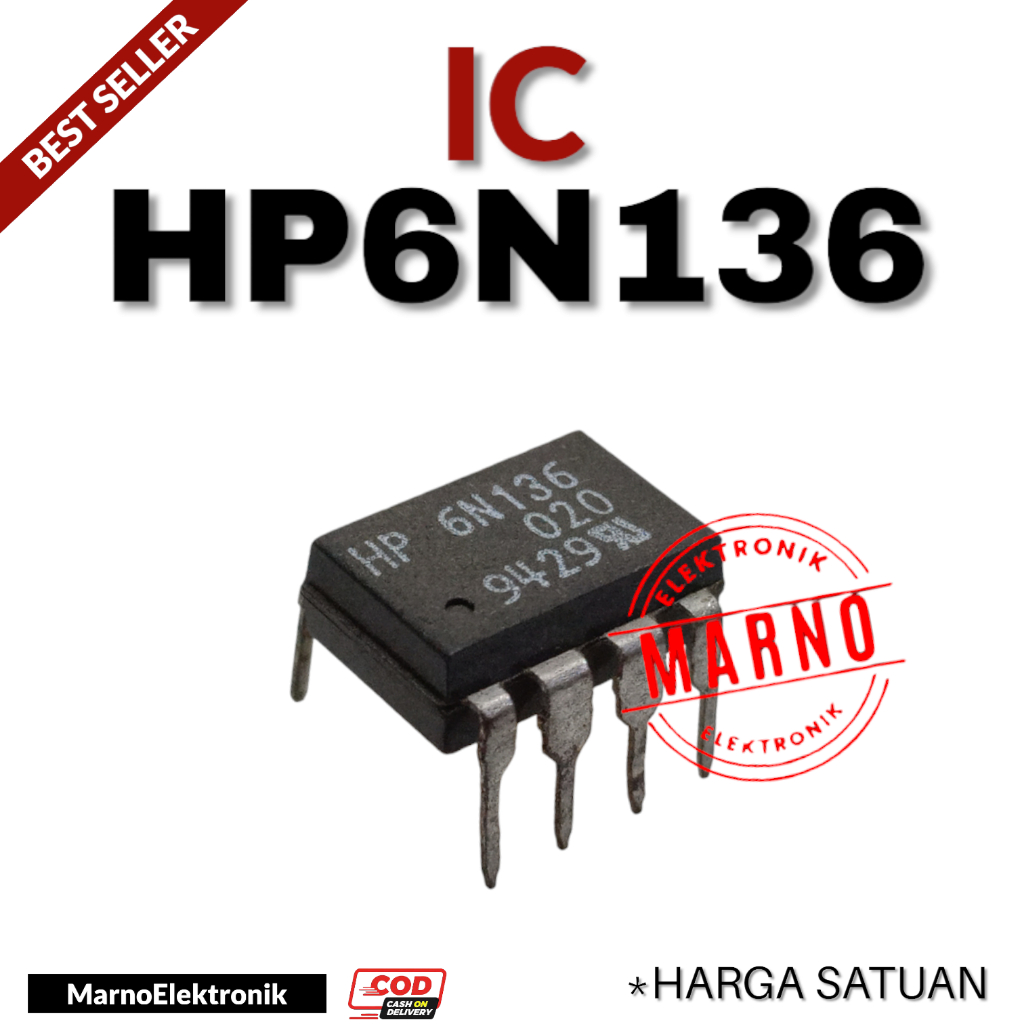 IC HP 6N136 HP6N136 HP-6N136 ASLI ORIGINAL ORI
