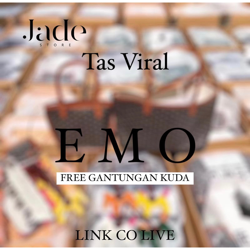 EMO TOTE BAG FREE GANTUNGAN KUDA