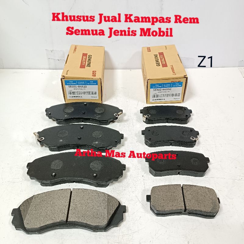 KAMPAS REM SET HYUNDAI H1 KOMPLIT DEPAN BELAKANG HYUNDAI H1