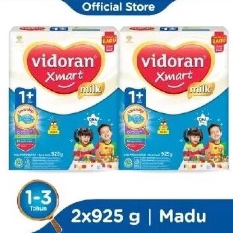 

(2box) VIDORAN XMART 1+ VANILA MADU 925gr