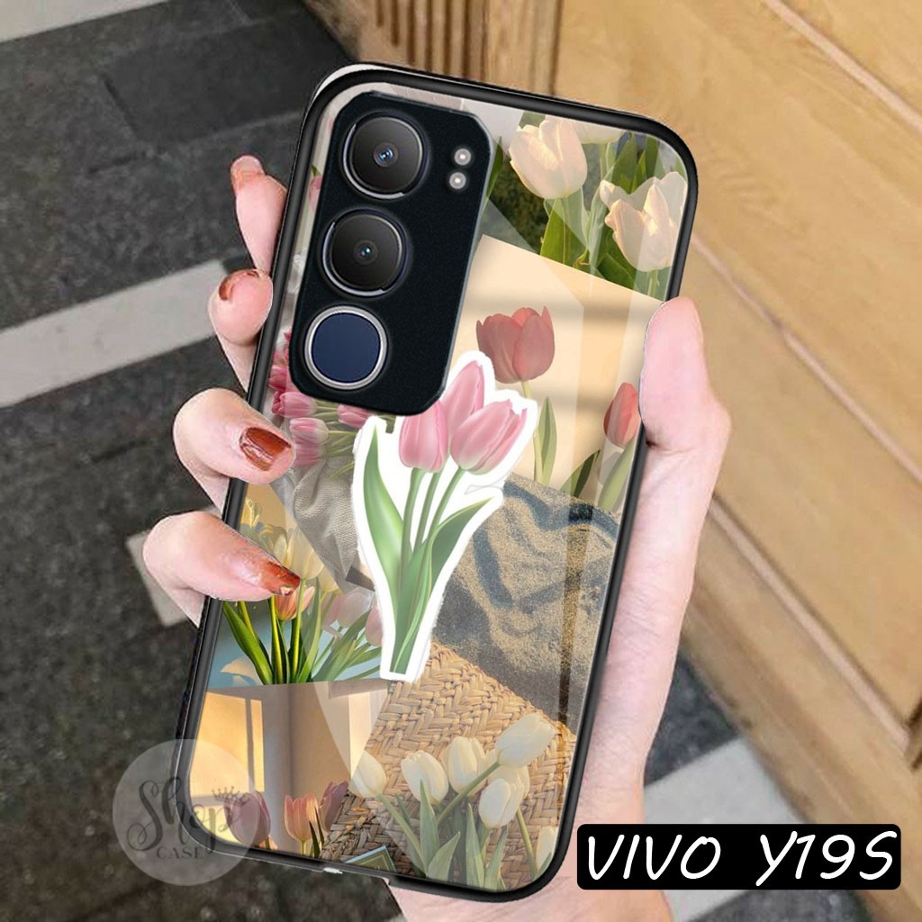 Softcase Glass Vivo y19s case glossy Vivo y19s Case Vivo y19s case Vivo y19s kesing Vivo y19s softca