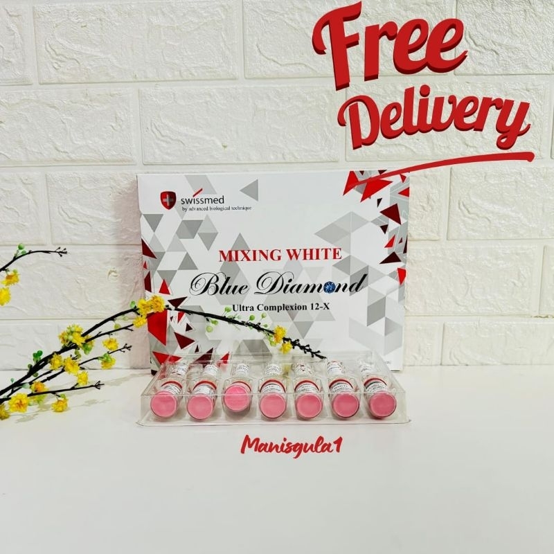 

mixing white blue diamond BOX