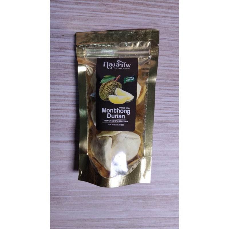 

Thong Ampai Freeze Durian Monthong 100gr