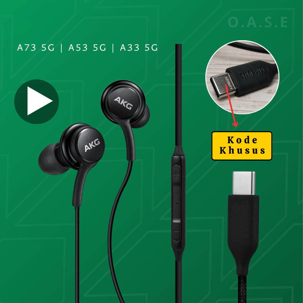 Headset Samsung Galaxy A73 5G | A53 5G | A33 5G Original Earphone AKG Type C Ori NEW