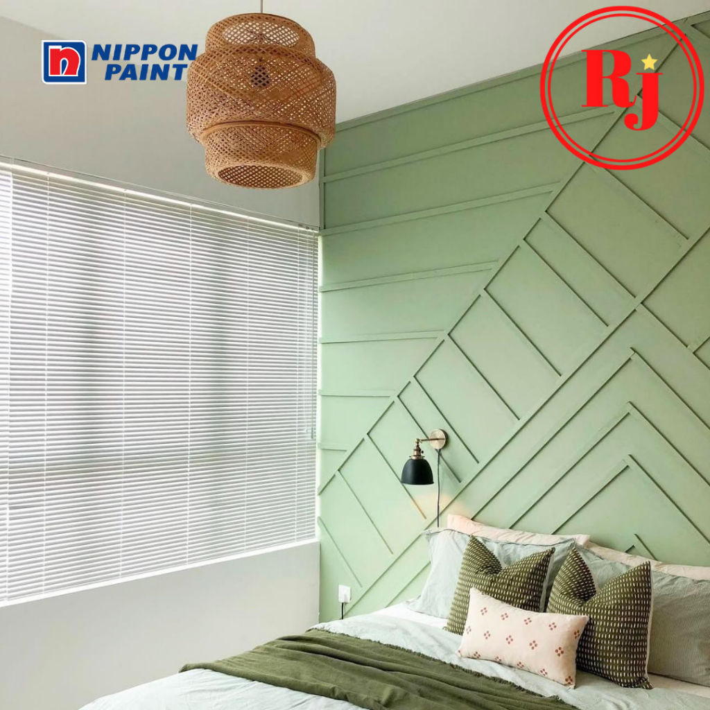 CAT TEMBOK EKSTERIOR INTERIOR NIPPON PAINT SWEET ESCAPADE NP BGG 1759 T / SAGE GREEN