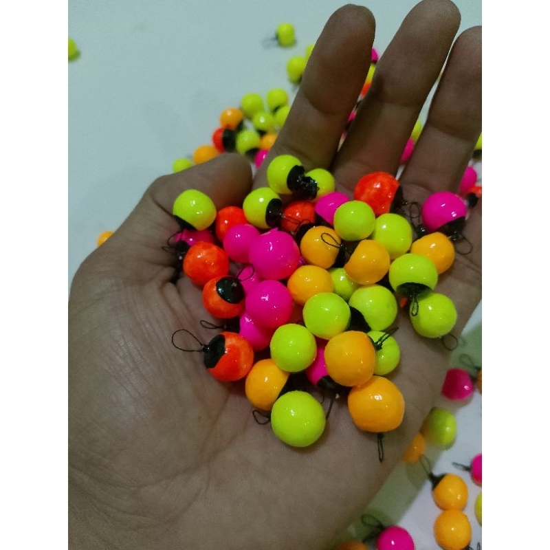 (isi 20 pcs) Pelampung pancing bulat sensitif untuk mancing ikan mas/wader