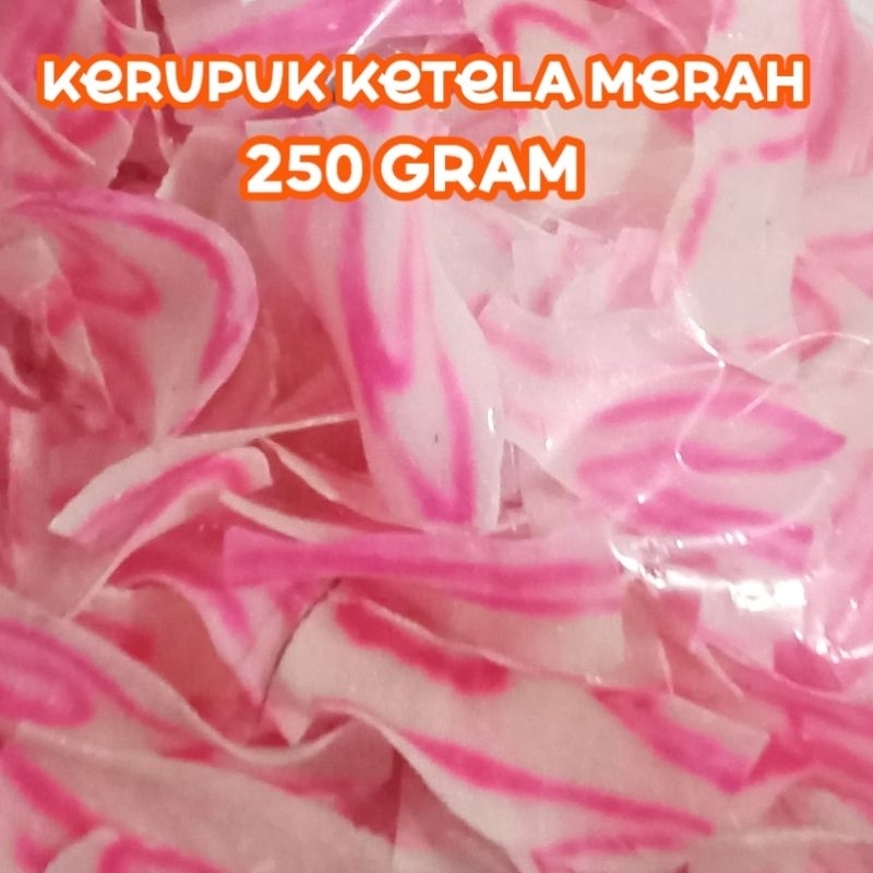 

Kerupuk Ketela Merah Mentah 250 Gram