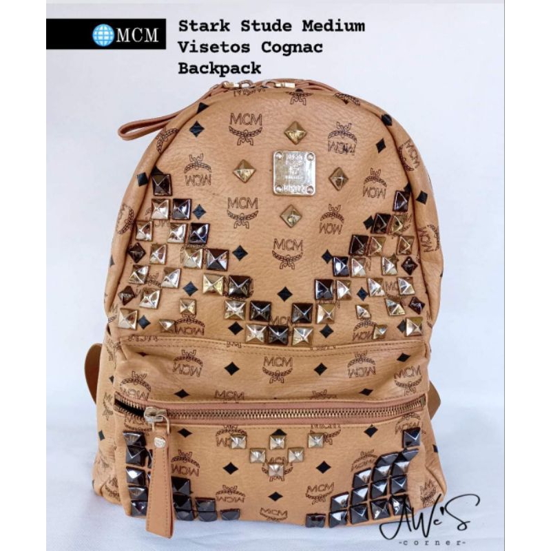 Ransel Kulit Asli Backpack mcm
