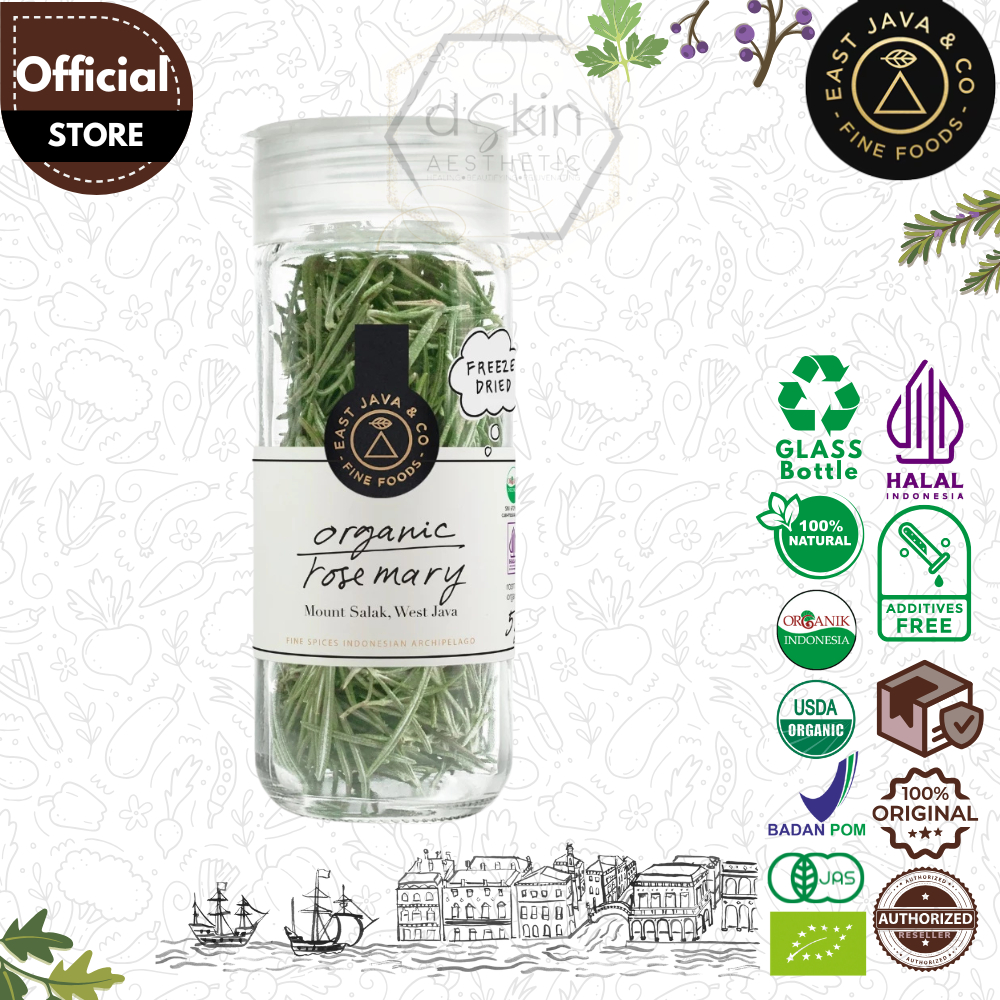 

East Java & Co Organic Freeze Dried Rosemary - 5g (Daun Rosemary Organik)