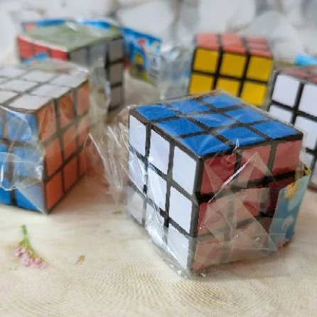 mainan rubik cube 3x3 besar 5,5cm murah / rubik kubus 5,5cm / mainan edukasi anak