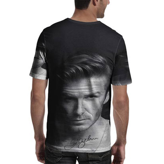 Kaos David Beckham Tshirt Fullprint Bahan Polyester Jersey [PO 3 Hari] || Silahkan Langsung Order Aj