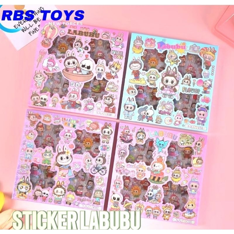 

[TERBARU] STICKER LABUBU ISI 100 PERBOX/100