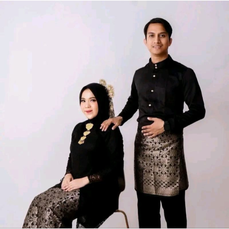 New Terlaris Couple rok lilit songket dan rumpak/ sarung rumpak bapak