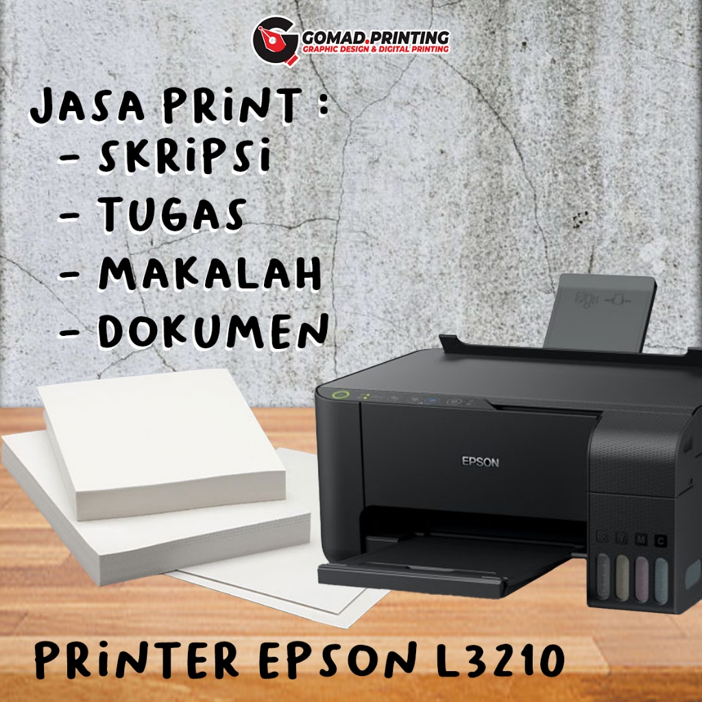 Jasa Print Hitam Putih Warna / Fotocopy Paper / Jasa Cetak Buku Dokumen