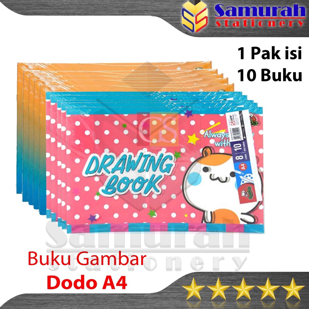 

Model Terpopuler Buku Gambar Dodo Ukuran A4 1 Pak isi 1 Buku Drawing Book Uk A 4 Buku Sketsa Mengambar Kecil Untuk TK SD SMP SMA