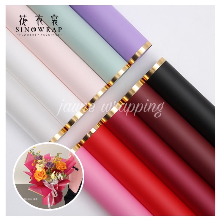 

Sekarang Diskon 1PAK2LEMBAR JFZ Kertas Buket Bunga Flower Wrapping Paper Cellophane