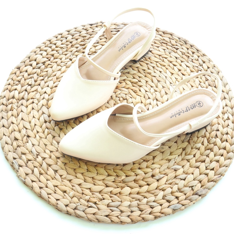 KODE A66L HMF Poromi Hak Mule Wanita 3 cm NB4