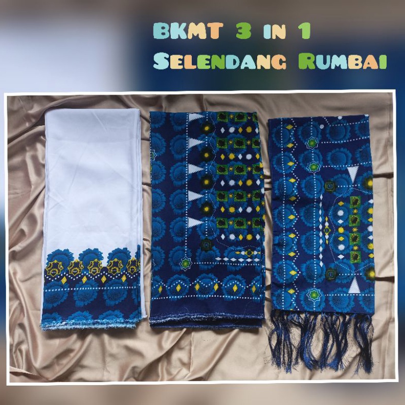 KODE M63J BAHAN SERAGAM BKMT 3 IN I PREMIUM BAJU SELENDANG ROK