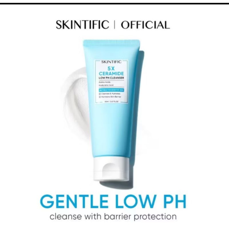 skintific facial wash 80gr