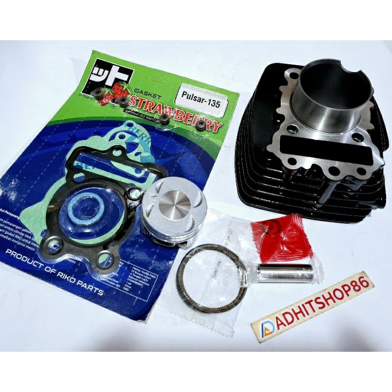 BLOK SEHER BAJAJ PULSAR 135 CYLINDER BLOCK ASSY PULSAR 135 GASKET TOP SET BAJAJ PULSAR 135