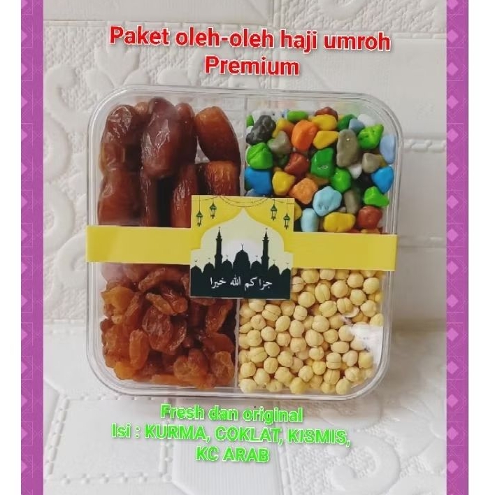 

Paket HAMPERS EXCLUSIVE OLEH OLEH HAJI UMROH