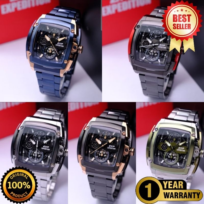 JAM EXPEDITION PRIA E 3008 EXP 3008 PRIA ORIGINAL GARANSI 1 TAHUN