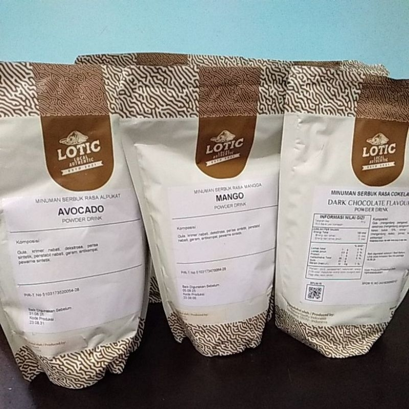 

lotic powder /minuman thai tea bubuk 500 gr