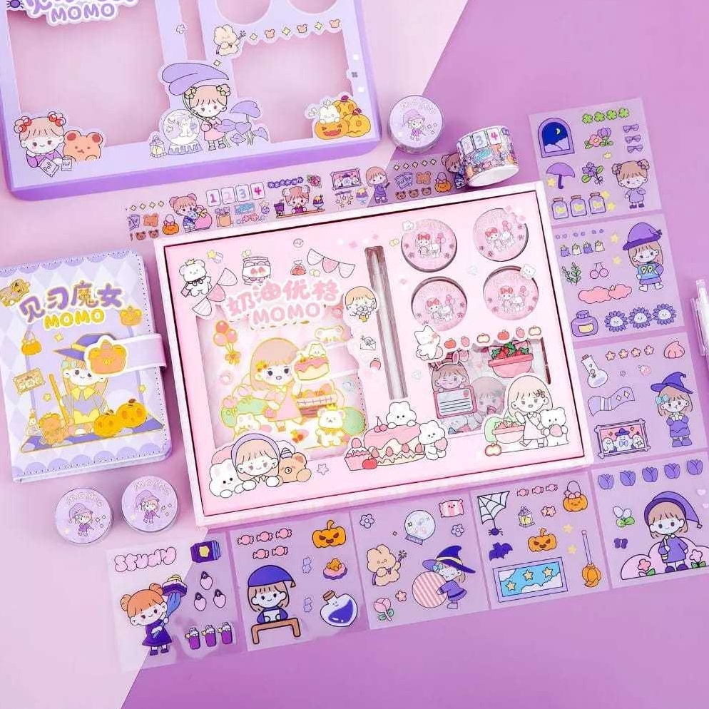 

KODE MLRIJ Diary Set Momo Sauce Original Buku Jurnal Aesthetic Kado Ulang Tahun Edisi Momo