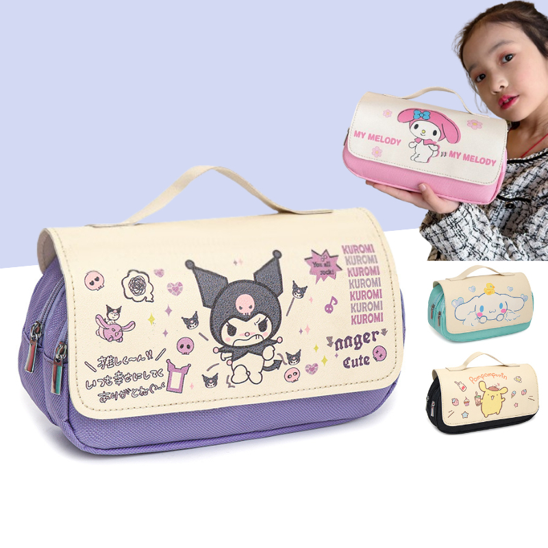 

RB Kotak Pensil Anak Kanvas Tempat Pensil Import Fashion ATK20