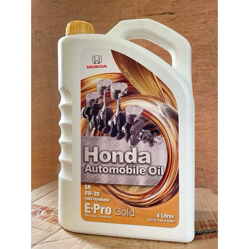 Oli Mesin Mobil Honda E-Pro EPRO Gold 0W-20 4000ML 4Liter