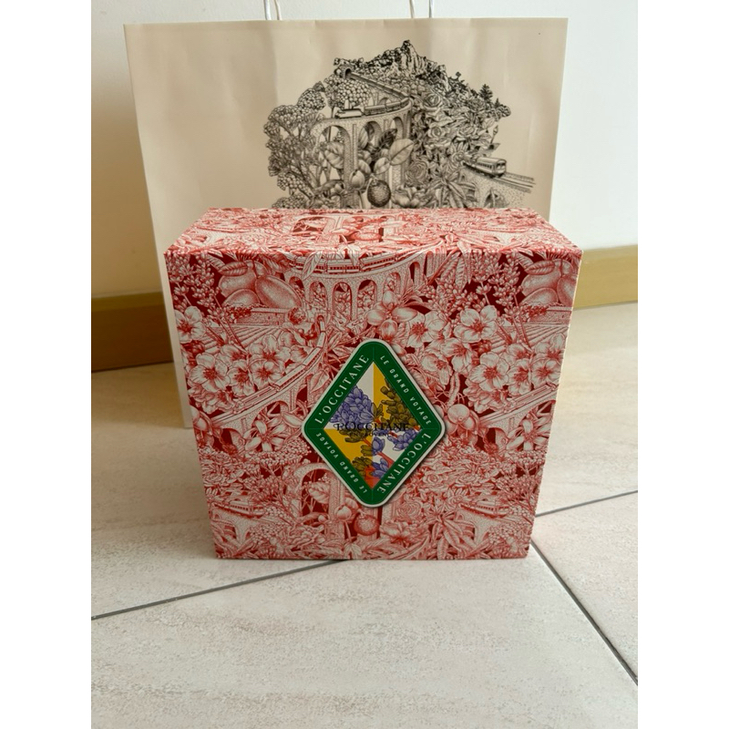 Gift Box christmas season Loccitane red colour