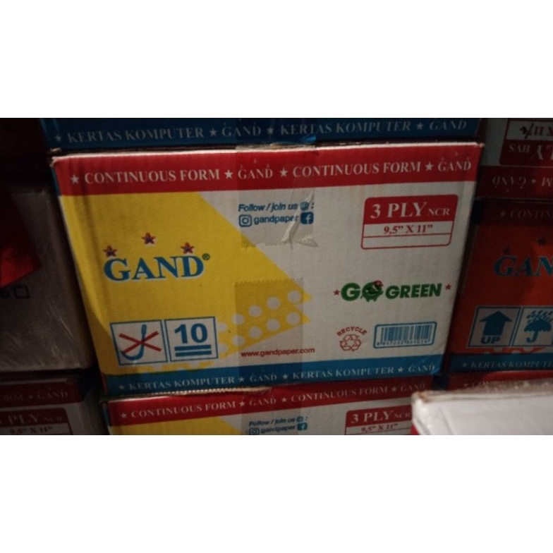 

KODE SDMFM Kertas continous form 3 ply full bagi 2