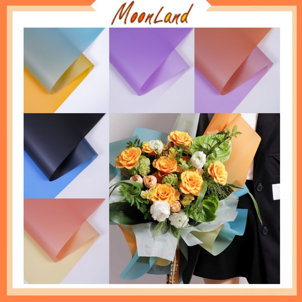 

Kertas buket bunga cellophane gradient 2 warna Flower Wrapping Paper Florist kb6183