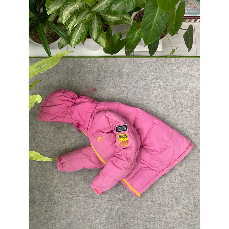 jacket outdoor dry tech cewek dewasa goose down nepa ecology protection pink cakep