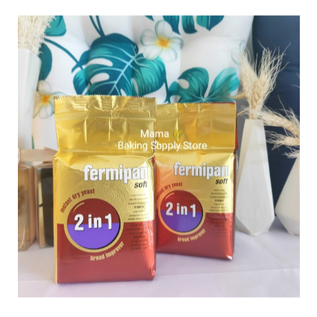 

FERMIPAN Soft 2 in 1 Ragi Instant Dry Yeast Fermipan Soft REPAC 100 gr