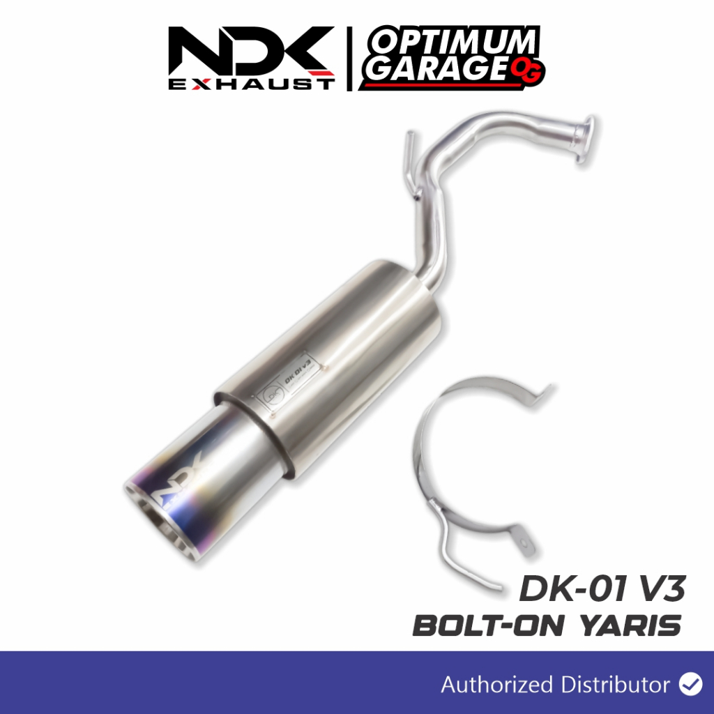 KNALPOT MOBIL NDK EXHAUST MUFFLER DK-01V3 PLUS BOLTON MOBIL YARIS
