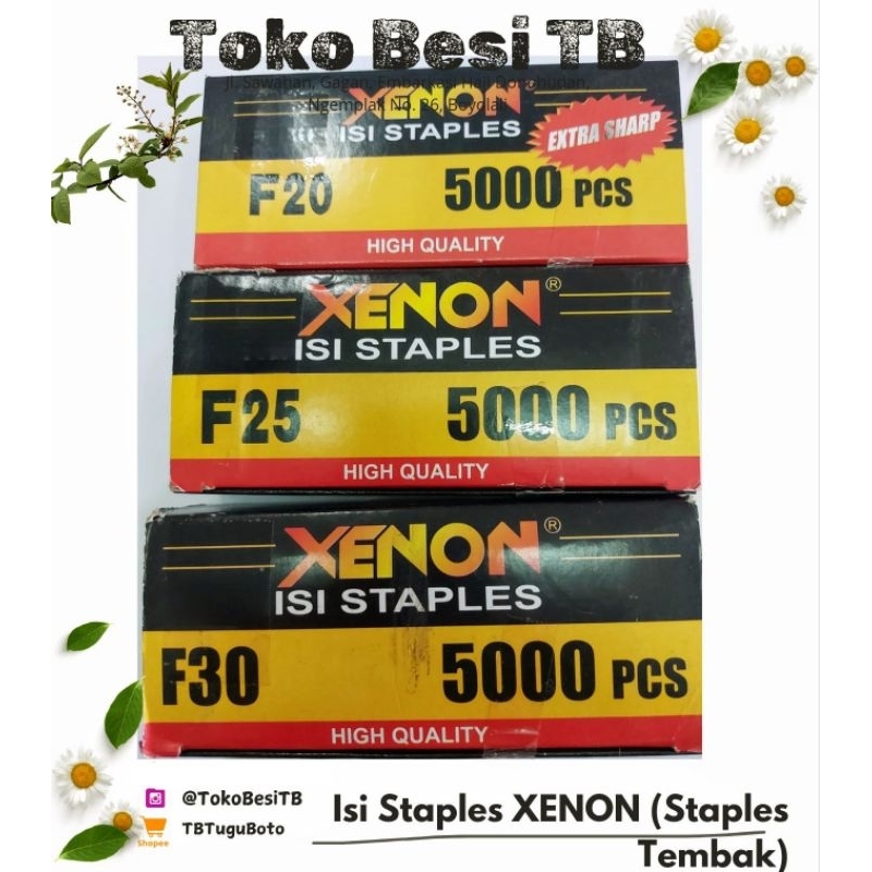

Isi Staples XENON F20/F25/F30