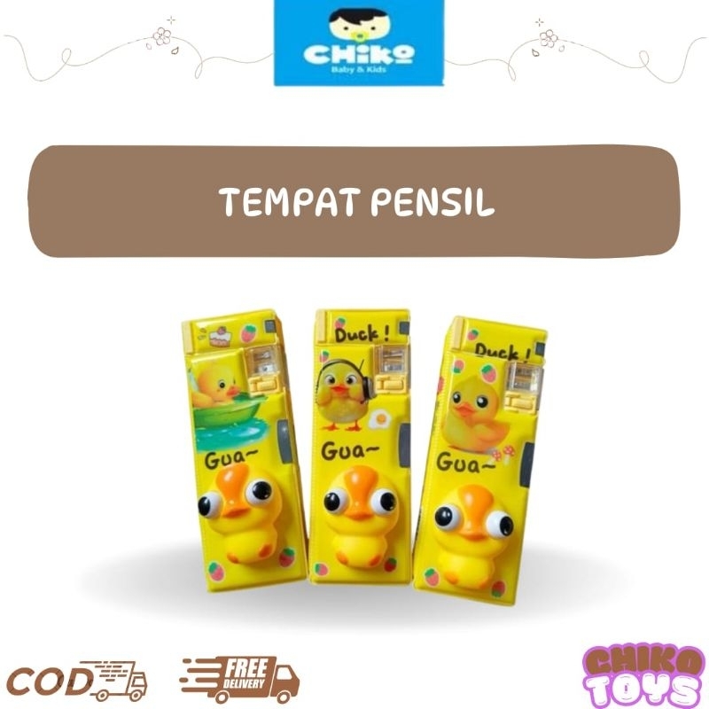 

Tempat Pensil Mata Duck 3D