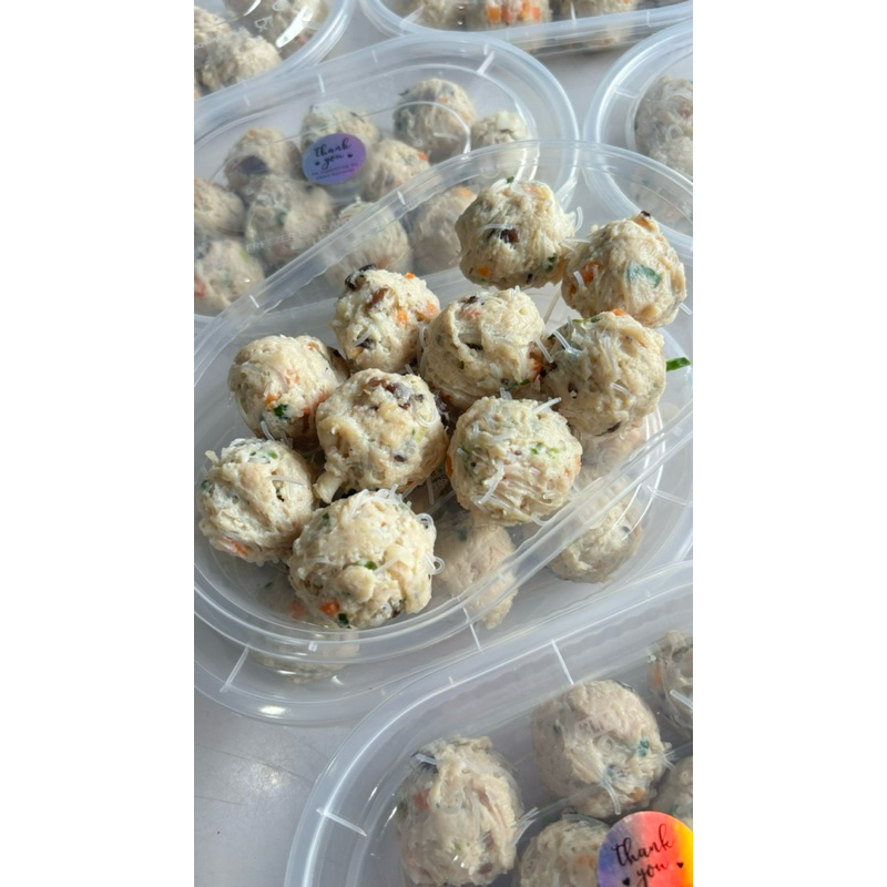 

bakso ayam rambutan homemade