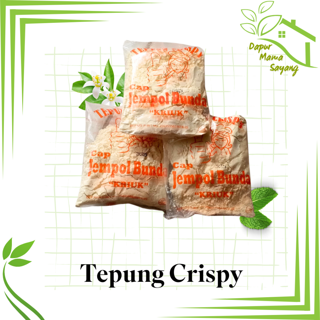 

Tepung Crispy cap Jempol Bunda / tepung krispy / tepung ayam / Sidoarjo Surabaya