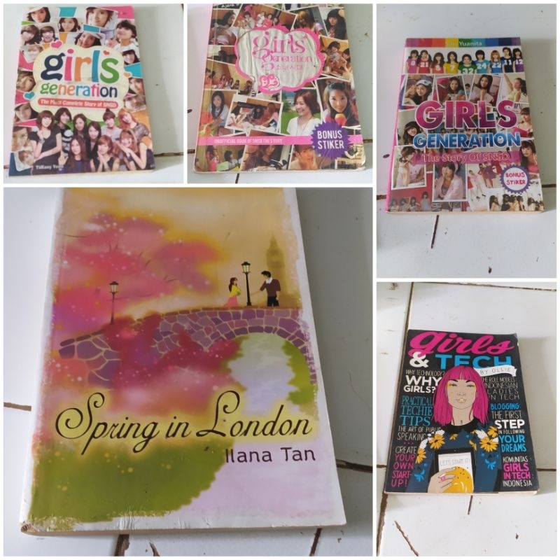 NOVEL CABUTAN GIRLS GENERATION THE STORY OF SNSD dan  SPRING  IN LONDON GIRLS & TECH