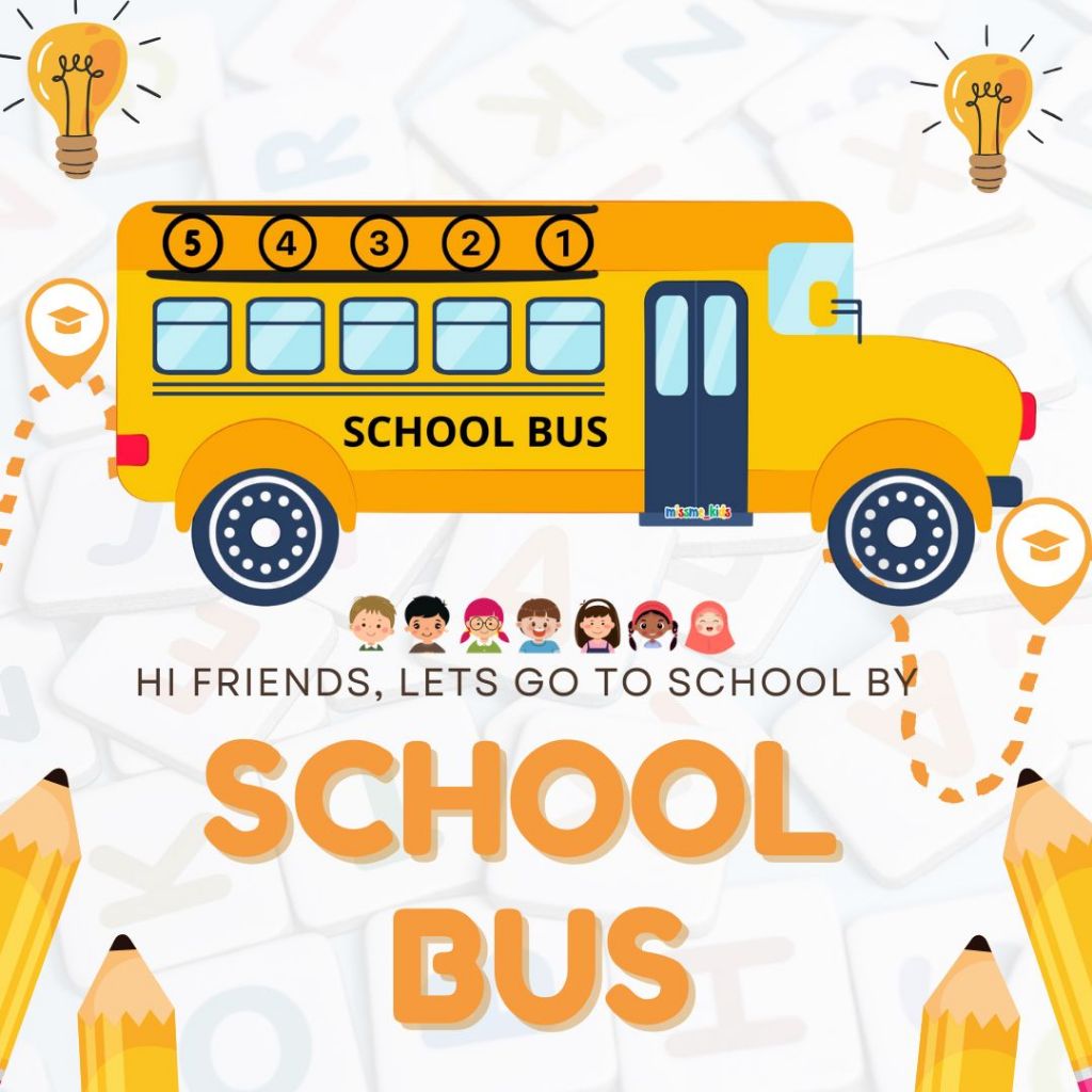 MISSME KIDS MAINAN EDUKASI ANAK SCHOOL BUS