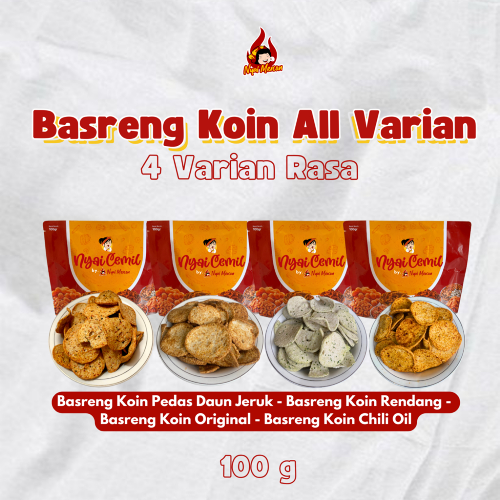 

BASRENG KOIN ALL VARIAN (4 RASA) 100gram