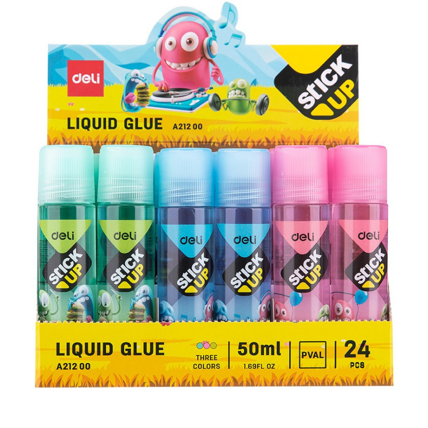

Deli Lem Cair 50ml Merekat kuat dengan sempurna di kertas EA21200