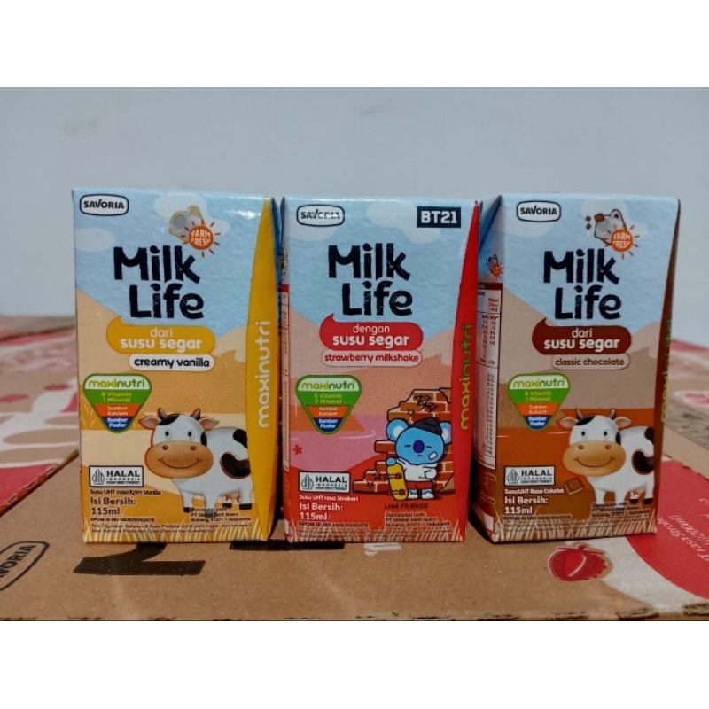 

Susu Mllk Life Ukuran (pcs) : 115ml