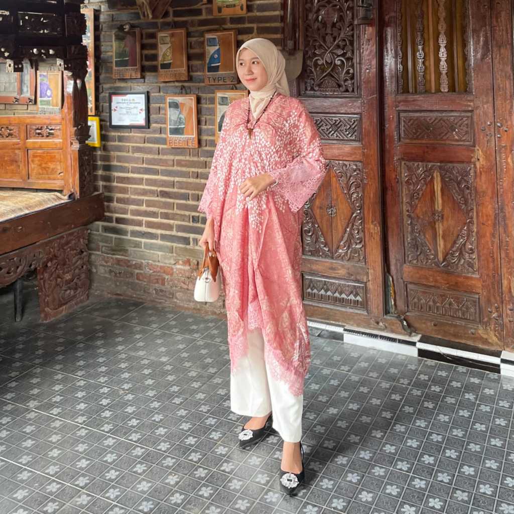 KAFTAN BATIK / DRESS KONDANGAN / DRESS LEBARAN BAHAN VISCOSE PREMIUM